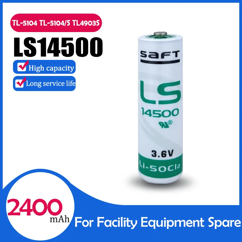 1 шт. оригинальный Saft LS14500 LS 14500 ER14505 3 6 V 2400mAh AA литиевая батарея для оборудования PLC