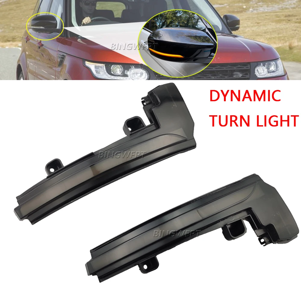 2PCS Dynamic Turn Signal LED Light Side Mirror Indicator For Land Rover LR4 Discovery Range Rover Sport Evoque MK IV 2013 -2018
2PCS Dynamic Turn Signal LED Light Side Mirror Indicator For Land Rover LR4 Discovery Range Rover Sport Evoque MK IV 2013 -2018
