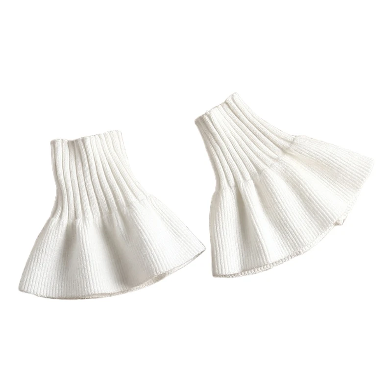 X5XE Detachable Shirt Pleated Flare Sleeve False Cuffs Solid Color Pleated Wristband Decorative Women Clothing Accessory
X5XE Detachable Shirt Pleated Flare Sleeve False Cuffs Solid Color Pleated Wristband Decorative Women Clothing Accessory