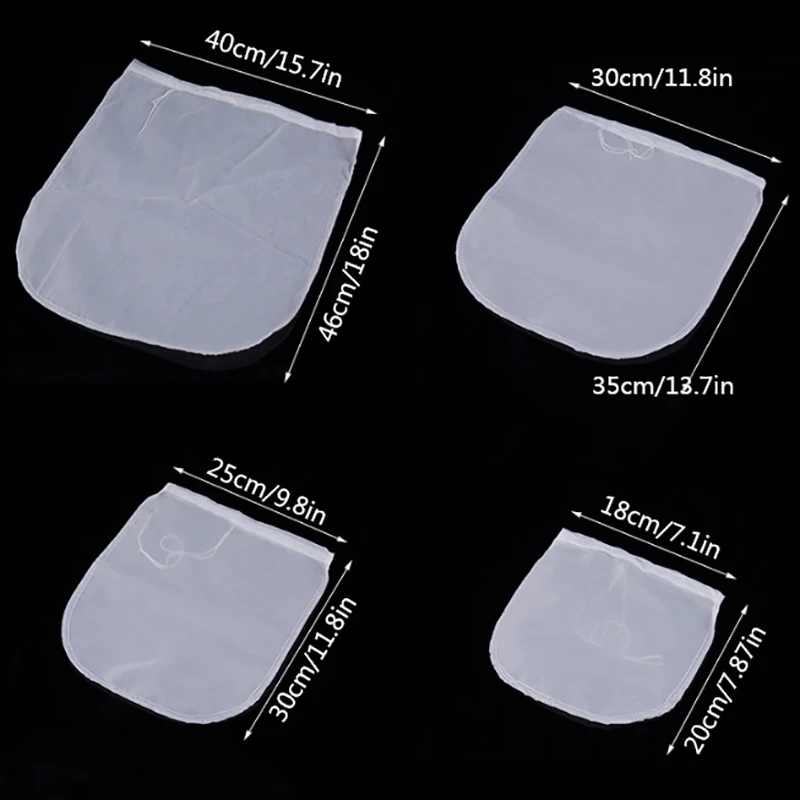 1Pcs Durable Nylon Filter Bag Multifunctional Filter Bag Fine Mesh Food Strainer For Wine Coffee Soybean Milk Juice Tea
1Pcs Durable Nylon Filter Bag Multifunctional Filter Bag Fine Mesh Food Strainer For Wine Coffee Soybean Milk Juice Tea
