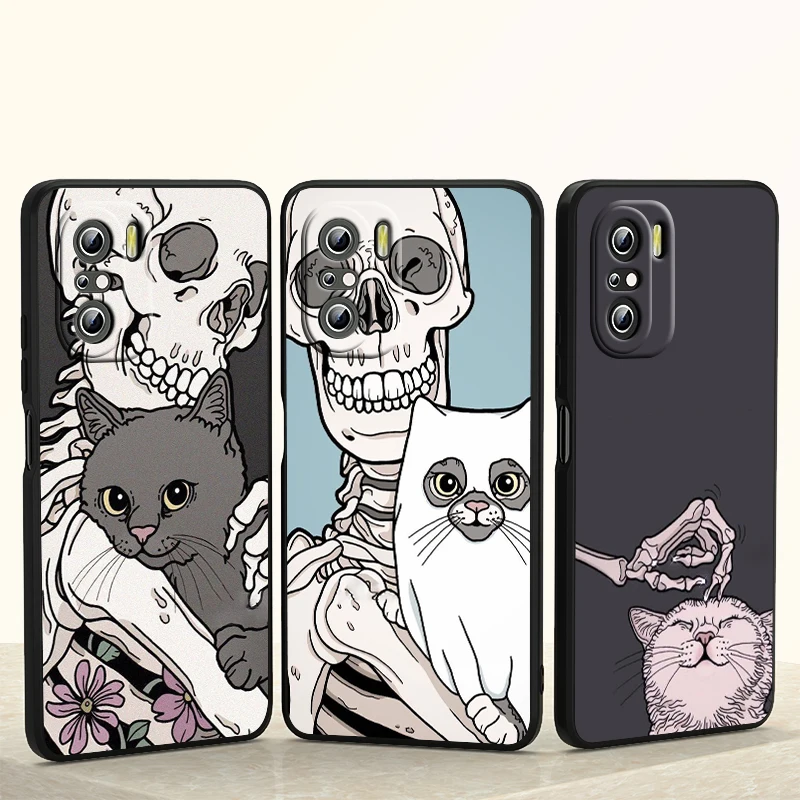 Skull Cat Skeleton Dog For Xiaomi Redmi K40 K30i K30T K30S K30 Gaming Ultra K20 10 10X Pro 5G Black Phone Case Funda Capa
Skull Cat Skeleton Dog For Xiaomi Redmi K40 K30i K30T K30S K30 Gaming Ultra K20 10 10X Pro 5G Black Phone Case Funda Capa
