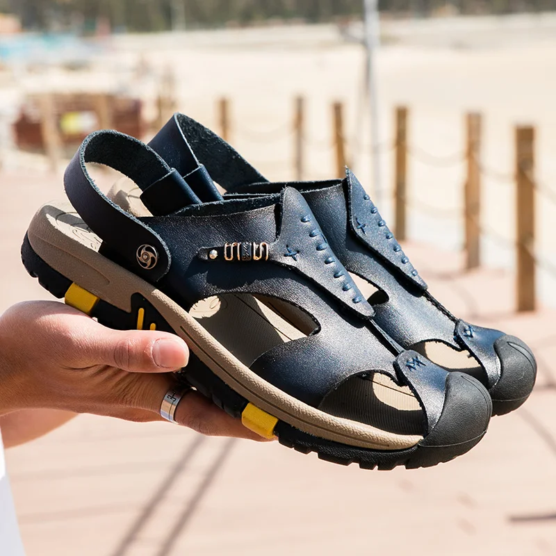 sommer zomerschoenen sandals schoenen sandalsslippers mannen genuine beach running leather mens comfort zapatos hombre sandles
sommer zomerschoenen sandals schoenen sandalsslippers mannen genuine beach running leather mens comfort zapatos hombre sandles