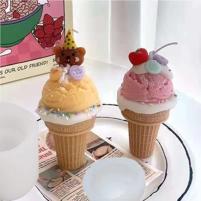 Ice Cream Silicone Candle Mold DIY Cake Handmade Soap Gypsum Clay Resin Crafts Making Mould Home Decoration Ornaments 2022 New
Ice Cream Silicone Candle Mold DIY Cake Handmade Soap Gypsum Clay Resin Crafts Making Mould Home Decoration Ornaments 2022 New
