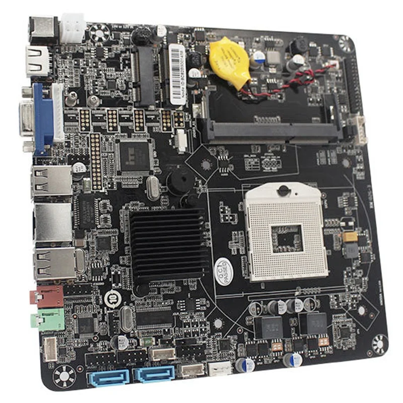 HM55 PGA988 Настольный ПК материнская плата DDR3 SATA II Mini ITX для Мини хост/HTPC/рекламная