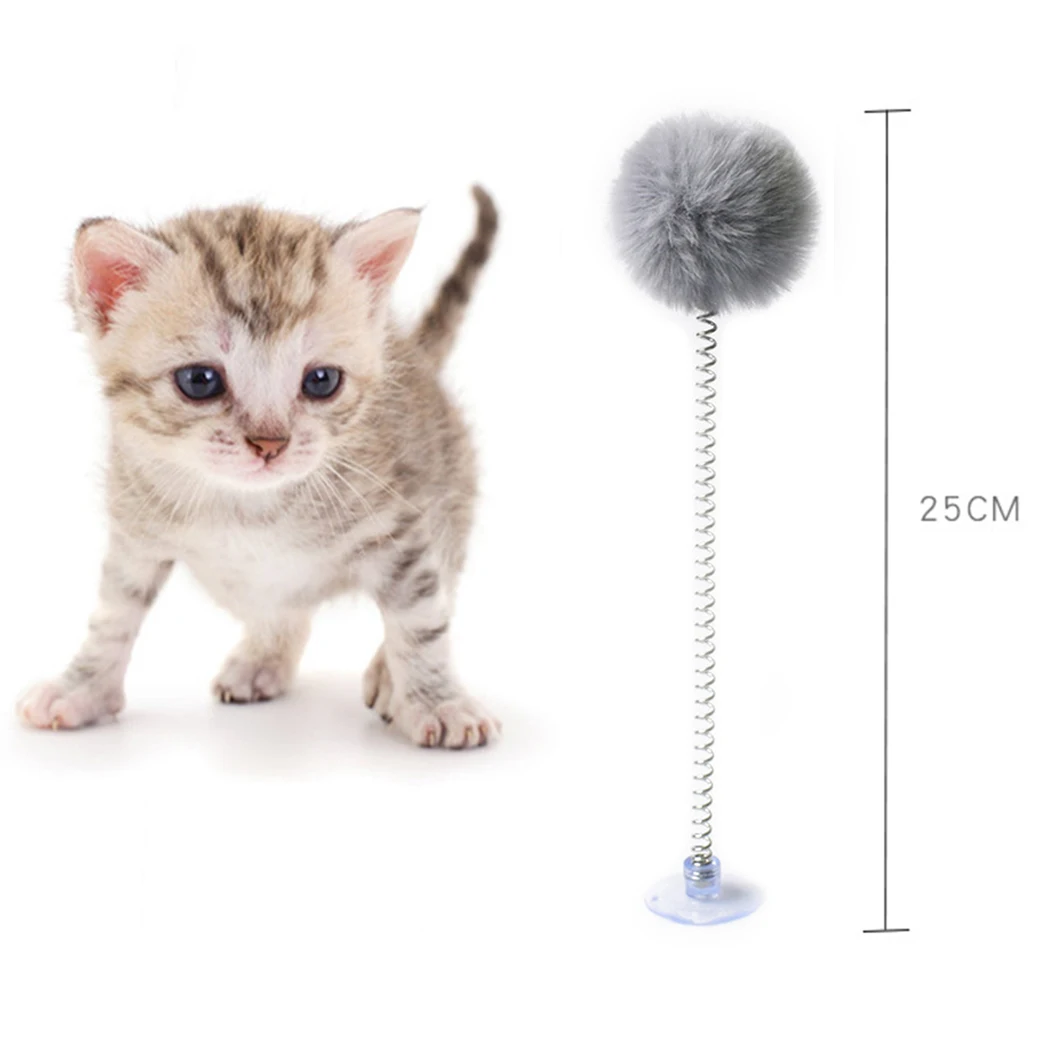 Cat Toys Funny Cat Plush Ball Shape Toy Kitten Interactive Teaser Wand Catnip Toy Pet Kitty Plaything With Bottom Sucker Elastic
Cat Toys Funny Cat Plush Ball Shape Toy Kitten Interactive Teaser Wand Catnip Toy Pet Kitty Plaything With Bottom Sucker Elastic