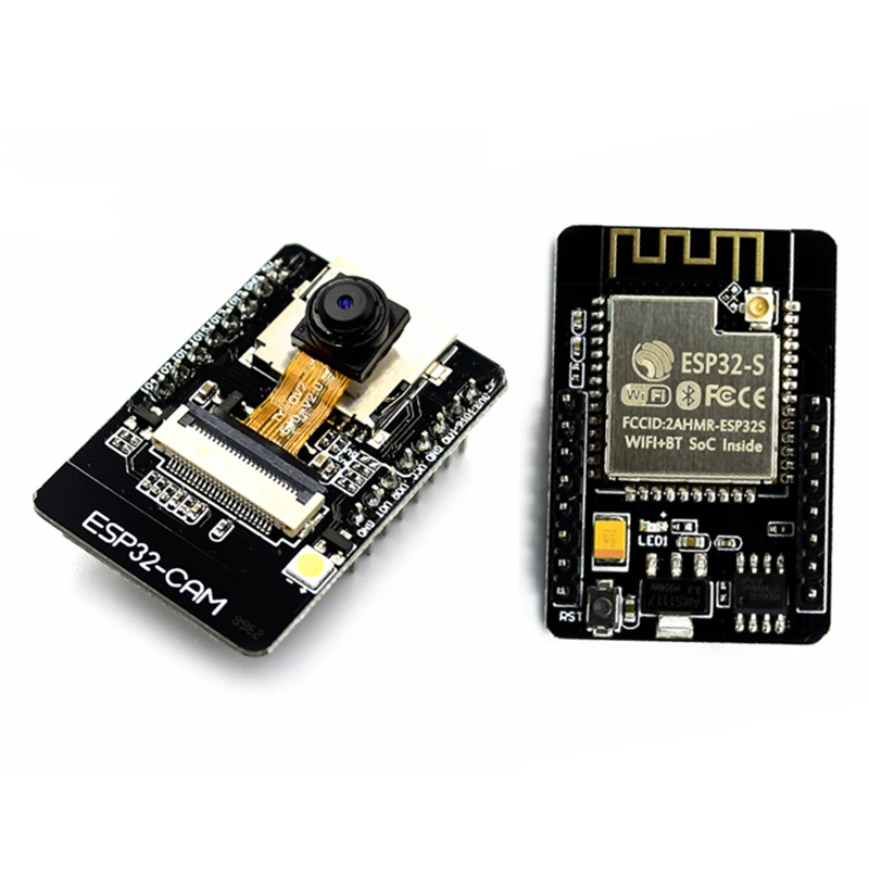 ESP32-CAM WiFi + Bluetooth Camera Module Development Board ESP32 With Camera Module OV2640 Smart Automation Modules
ESP32-CAM WiFi + Bluetooth Camera Module Development Board ESP32 With Camera Module OV2640 Smart Automation Modules