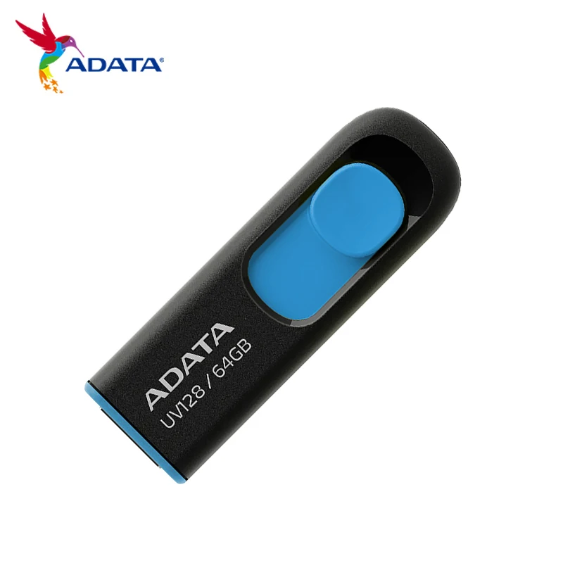 

ADATA UV128 USB 3.2 USB Stick Flash Drive 128GB Pen Drive 64GB 32GB 16GB USB3.2 High Speed Pendrive Memory Stick Flash Drive