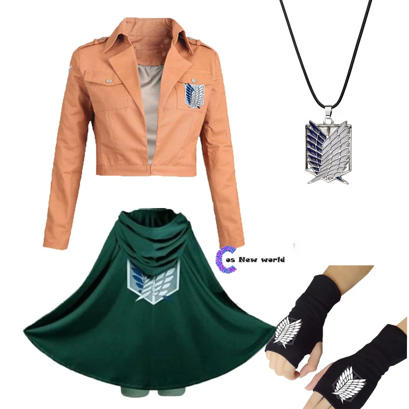 2021 New Fashion Anime no Kyojin Cloak Cape Clothes Cosplay Costume Fantasia Attack on Titan Plus Free shipping
2021 New Fashion Anime no Kyojin Cloak Cape Clothes Cosplay Costume Fantasia Attack on Titan Plus Free shipping
