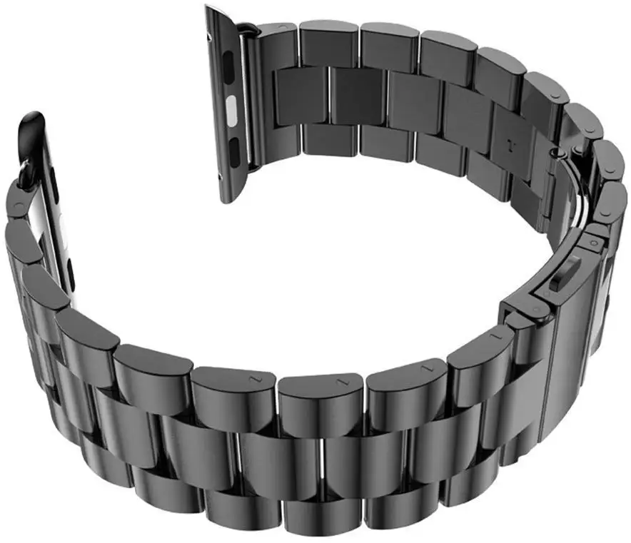 Ремешок из нержавеющей стали для Apple Watch 6 5 4 3 40 мм 44 спортивный браслет iWatch Band SE Srtap