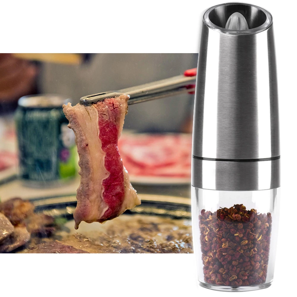 Electric Pepper Grinder With Blue LED Light Kitchen Salt Pepper Seasoning Grinding Tool Portable Automatic Mills Kitchen Gadget
Electric Pepper Grinder With Blue LED Light Kitchen Salt Pepper Seasoning Grinding Tool Portable Automatic Mills Kitchen Gadget