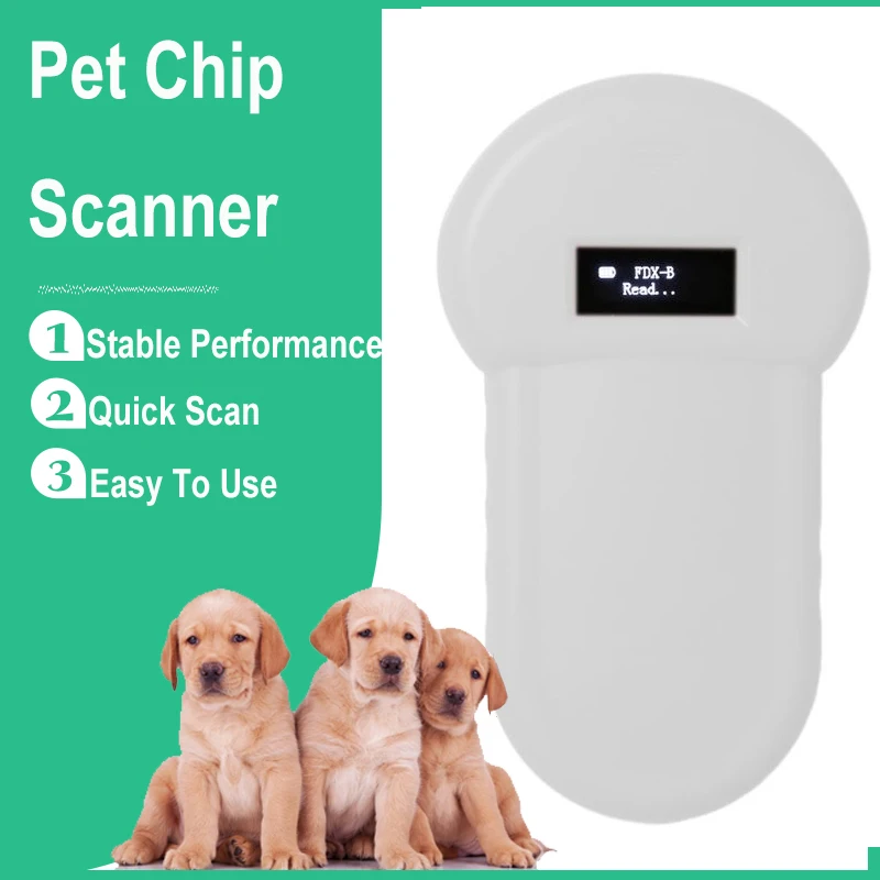 Pet ID Reader Animal Chip Digital Scanner USB Rechargeable Microchip Handheld Identification General Application for Cat Dog Hor
Pet ID Reader Animal Chip Digital Scanner USB Rechargeable Microchip Handheld Identification General Application for Cat Dog Hor