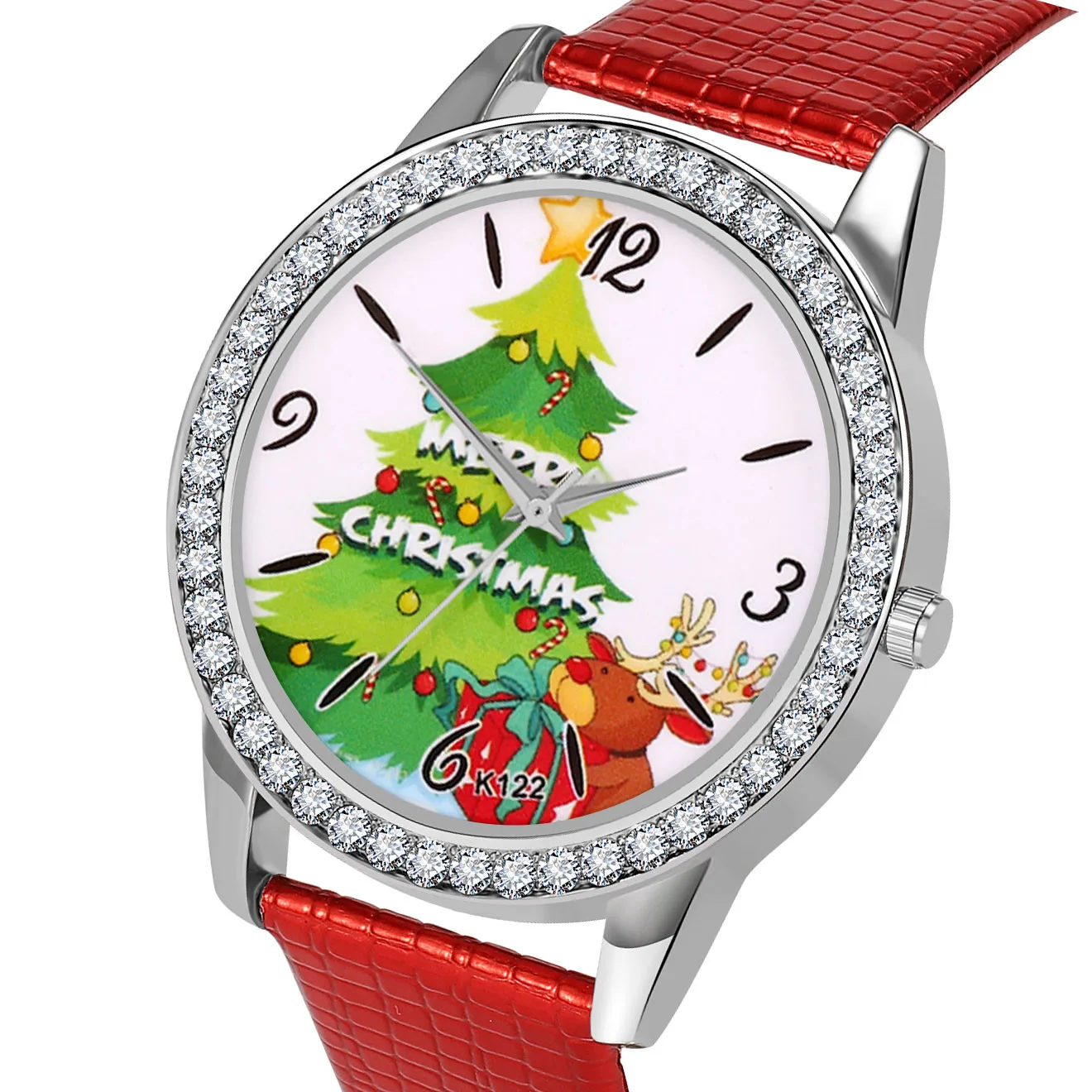 Christmas Printed Quartz Watch Round Dial Belt Set with Diamond Digital Scale Quartz Watch Lady Christmas Gift часы женские 50*
Christmas Printed Quartz Watch Round Dial Belt Set with Diamond Digital Scale Quartz Watch Lady Christmas Gift часы женские 50*