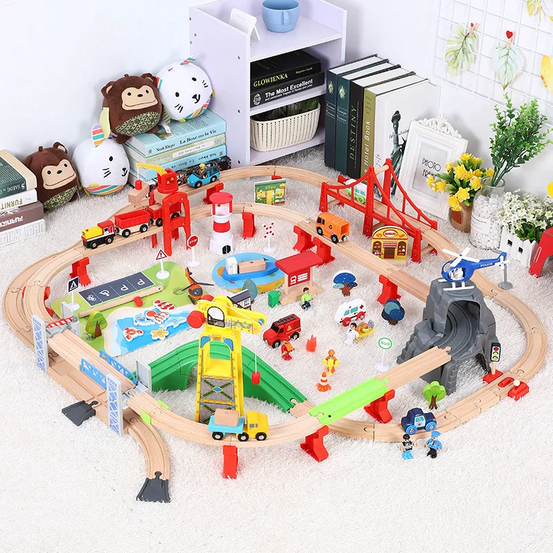 Wooden Train Track Toy Electric Wooden Train Children's Train Track Building Blocks Educational Train Toys for Children Gifts
Wooden Train Track Toy Electric Wooden Train Children's Train Track Building Blocks Educational Train Toys for Children Gifts