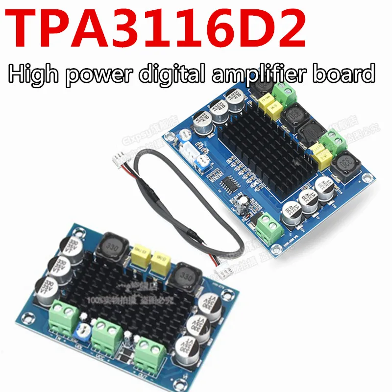 TPA3116 TPA3116D2 120W*2 Stereo High Power Digital Audio Power Amplifier Board 12V-26V
TPA3116 TPA3116D2 120W*2 Stereo High Power Digital Audio Power Amplifier Board 12V-26V