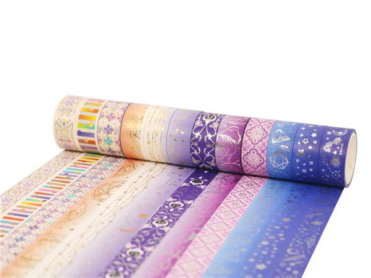 12 Rolls/Box Kawaii Beautiful Starry Night DIY Adhesive Masking Tape Handbook Paper Lable Sticker Book Decoration Tapes
12 Rolls/Box Kawaii Beautiful Starry Night DIY Adhesive Masking Tape Handbook Paper Lable Sticker Book Decoration Tapes