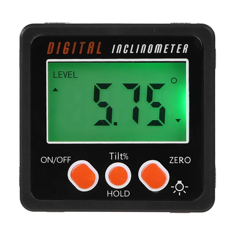 Electronic Protractor Digital Inclinometer 0-360 Aluminum Alloy Bevel Box Angle Gauge Magnets Base Meter Measuring Tool
Electronic Protractor Digital Inclinometer 0-360 Aluminum Alloy Bevel Box Angle Gauge Magnets Base Meter Measuring Tool