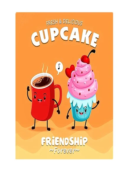 Vintage Tin Poster Fresh and Delicious Cupcake Metal Tin Sign 8x12 Inch Retro Bar Restaurant Garage
Vintage Tin Poster Fresh and Delicious Cupcake Metal Tin Sign 8x12 Inch Retro Bar Restaurant Garage