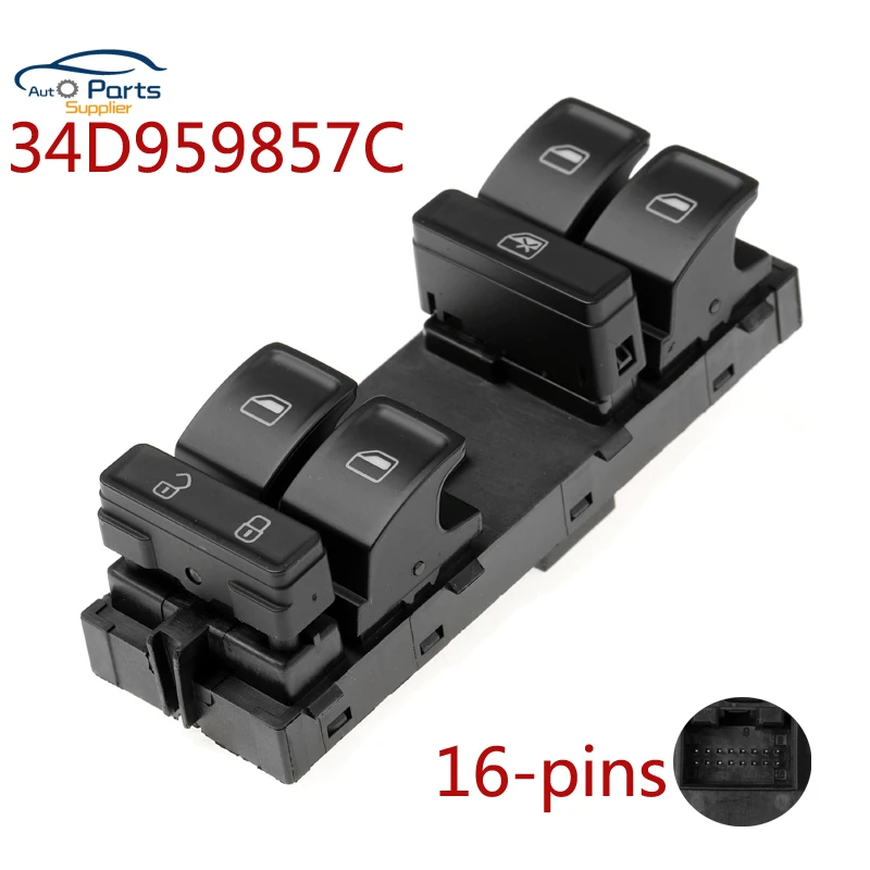 New 34D959857C Power Window Switch For VW Volkswagen Santana JETTA For Skoda Driver Side Auto Parts car accessories
New 34D959857C Power Window Switch For VW Volkswagen Santana JETTA For Skoda Driver Side Auto Parts car accessories