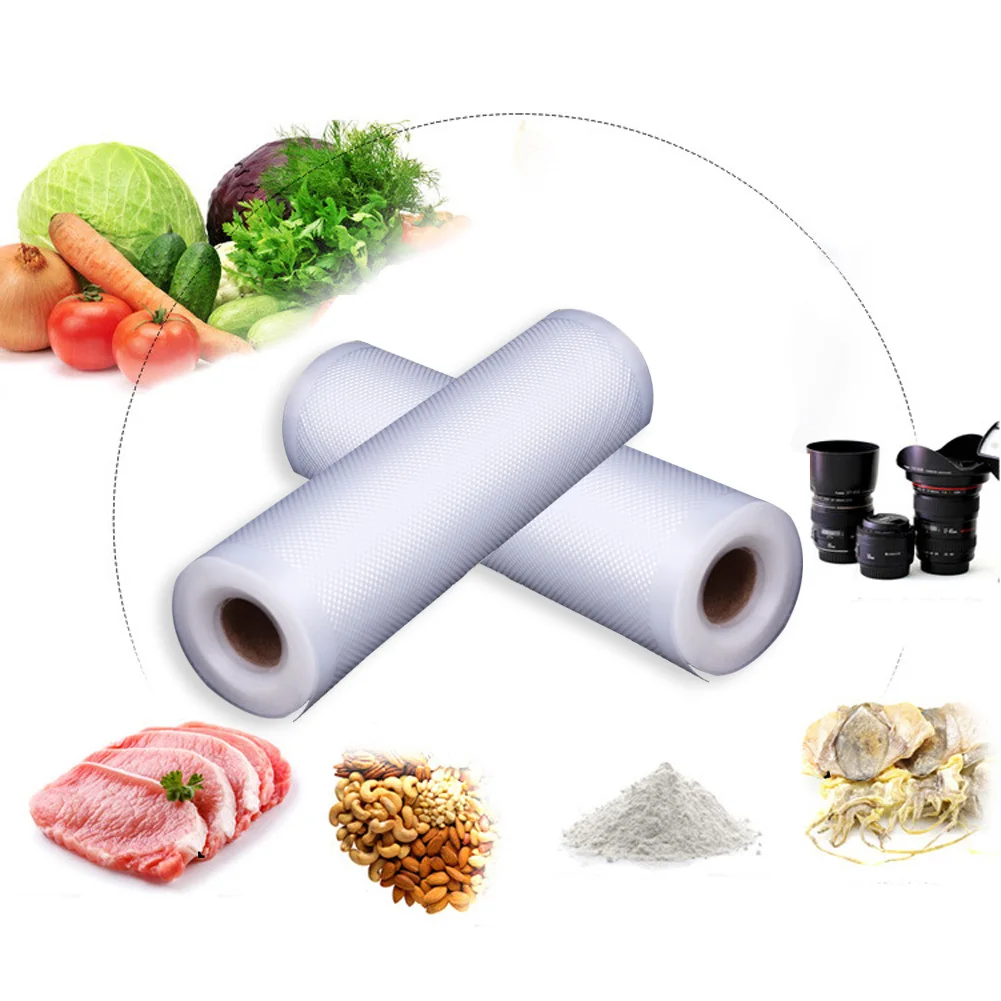 Vacuum Food Sealer Bags Saver Roll Storage Bag for Kitchen Fresh Keeping Meat Vegetables Fruits Saran Wraps
Vacuum Food Sealer Bags Saver Roll Storage Bag for Kitchen Fresh Keeping Meat Vegetables Fruits Saran Wraps