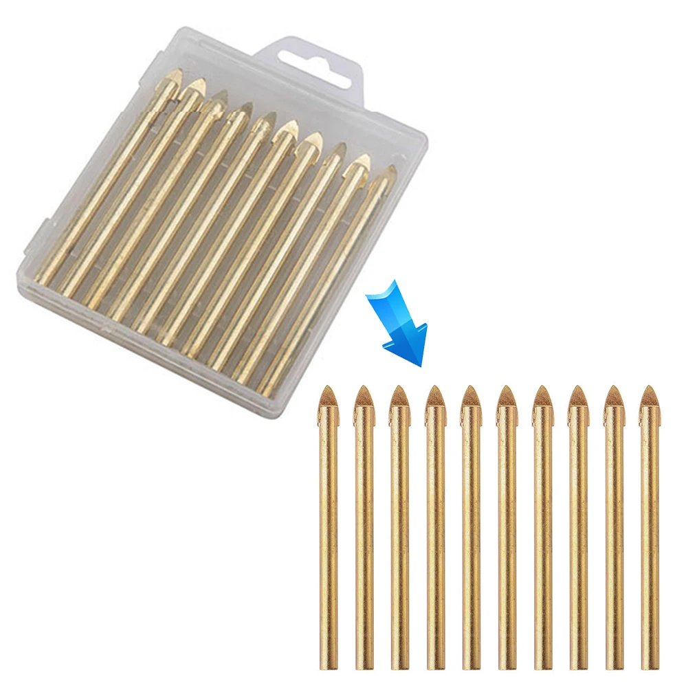 10pcs 6mm Heavy Duty Anti-slip Hole Grooving Drill Bit Set Alloy Durable Woodworking Straight Shank Tile DIY Home Hand Tool
10pcs 6mm Heavy Duty Anti-slip Hole Grooving Drill Bit Set Alloy Durable Woodworking Straight Shank Tile DIY Home Hand Tool