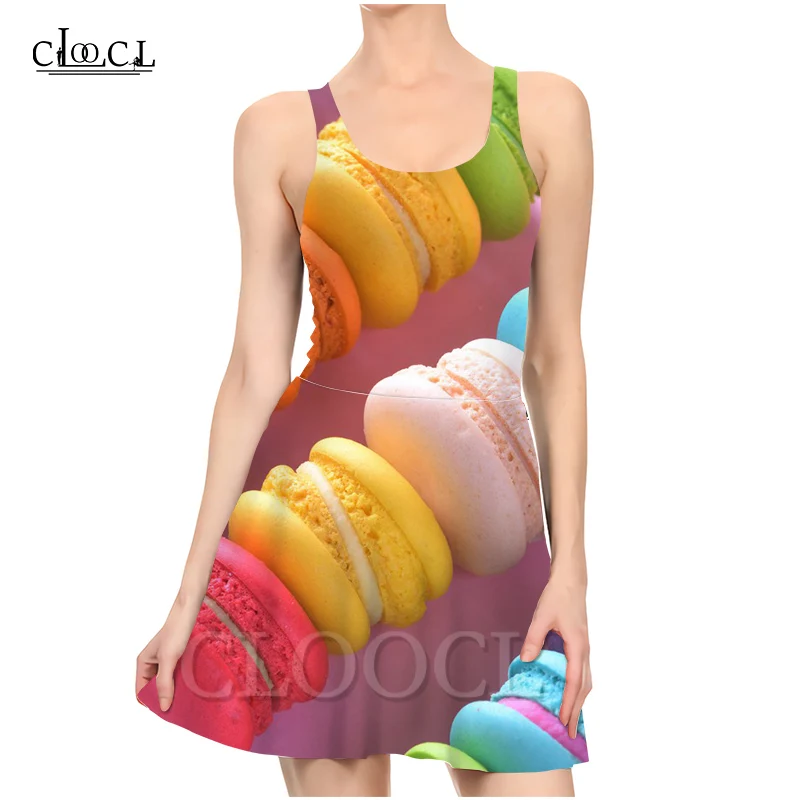 Новое модное милое платье CLOOCL Macaron, женское летнее платье для вечеринок с 3D рисунком, сексуальное пляжное платье без рукавов
Новое модное милое платье CLOOCL Macaron, женское летнее платье для вечеринок с 3D рисунком, сексуальное пляжное платье без рукавов