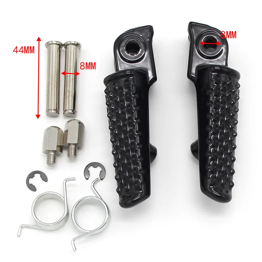 Motorcycle Front Foot Pegs pedals For Honda CBR1000 CBR1000RR Fireblade CBR1000S CB1000 R RA 50660-MEL-000 305 R 50665-MEL-305 L 
Motorcycle Front Foot Pegs pedals For Honda CBR1000 CBR1000RR Fireblade CBR1000S CB1000 R RA 50660-MEL-000 305 R 50665-MEL-305 L
