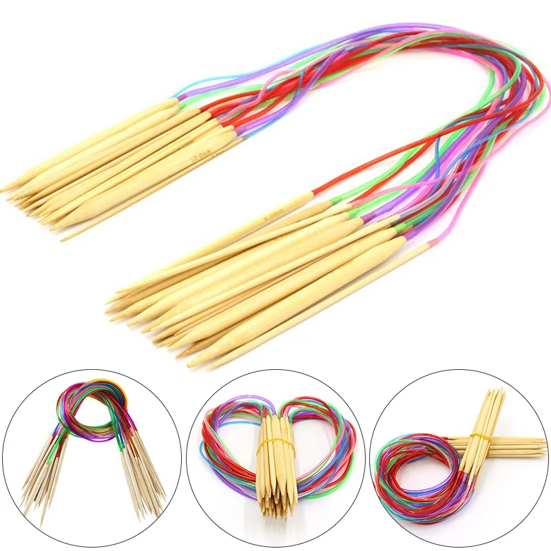 Multicolor Knitting Needles Tube Circular Crochet Needlework Craft Knitting Tools DIY Sewing Accessories 18size/set
Multicolor Knitting Needles Tube Circular Crochet Needlework Craft Knitting Tools DIY Sewing Accessories 18size/set