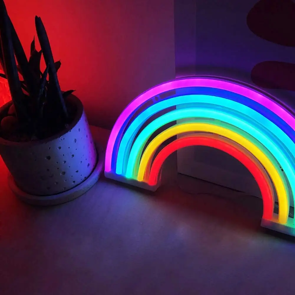metable Rainbow Neon Light LED Signs Wall Light Battery or USB Operated for The Home Kids Room Bar Birthday Party,Wedding decor
metable Rainbow Neon Light LED Signs Wall Light Battery or USB Operated for The Home Kids Room Bar Birthday Party,Wedding decor