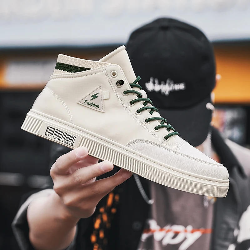 Men Canvas Shoes Fashion Casual Sneakers High Top Students Vulcanize Shoes Flats Lace-up Zapatos
Men Canvas Shoes Fashion Casual Sneakers High Top Students Vulcanize Shoes Flats Lace-up Zapatos