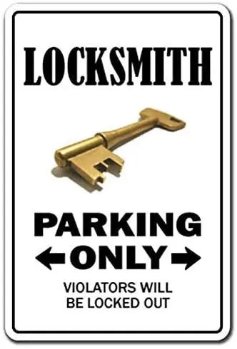 Locksmith Poster Funny Sign Tin Art Wall Decor Vintage Aluminum Retro Metal Tin Sign Painting Decorative Signs 12 X 8 Inches
Locksmith Poster Funny Sign Tin Art Wall Decor Vintage Aluminum Retro Metal Tin Sign Painting Decorative Signs 12 X 8 Inches