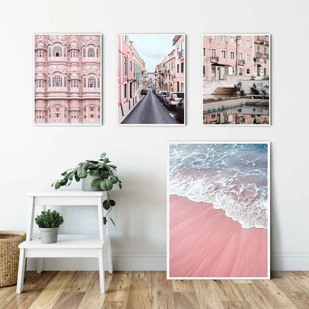 Pink India Building Street Fashion Wall Art Canvas Painting Nordic Posters And Prints For Living Room Wall Pictures Unframed
Pink India Building Street Fashion Wall Art Canvas Painting Nordic Posters And Prints For Living Room Wall Pictures Unframed