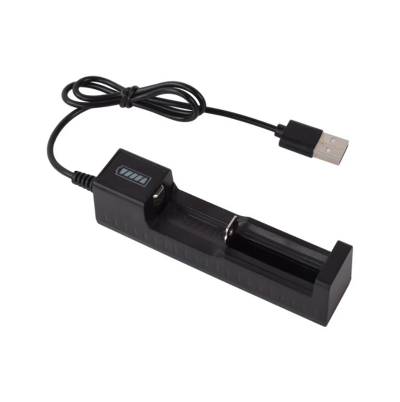 Универсальное зарядное устройство USB с 1 слотом для аккумуляторов умное со