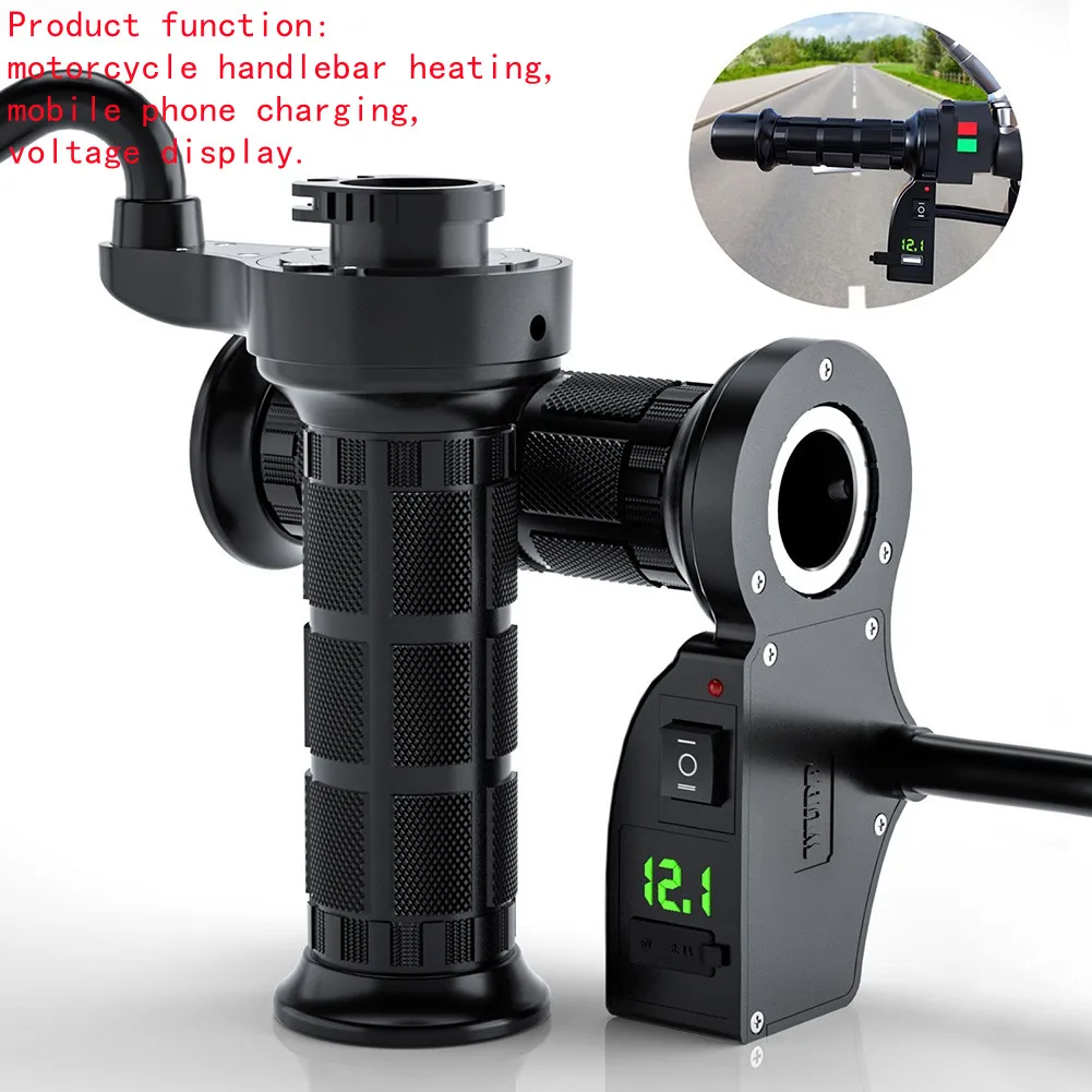 12V Motorcycle Electric Heater Modification With Switch Adjustable Grip Cover Handlebar Heating Mobile Phone Charging Voltage
12V Motorcycle Electric Heater Modification With Switch Adjustable Grip Cover Handlebar Heating Mobile Phone Charging Voltage