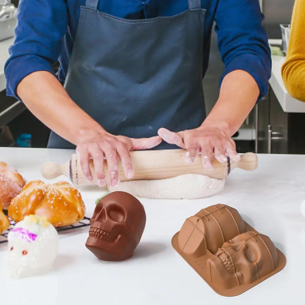 Cake Mold Skeleton Head Skull Silicone Mold Silicone Large Head Skeleton Cake Mould Safe Baking Mold Cake Decoration Mold
Cake Mold Skeleton Head Skull Silicone Mold Silicone Large Head Skeleton Cake Mould Safe Baking Mold Cake Decoration Mold