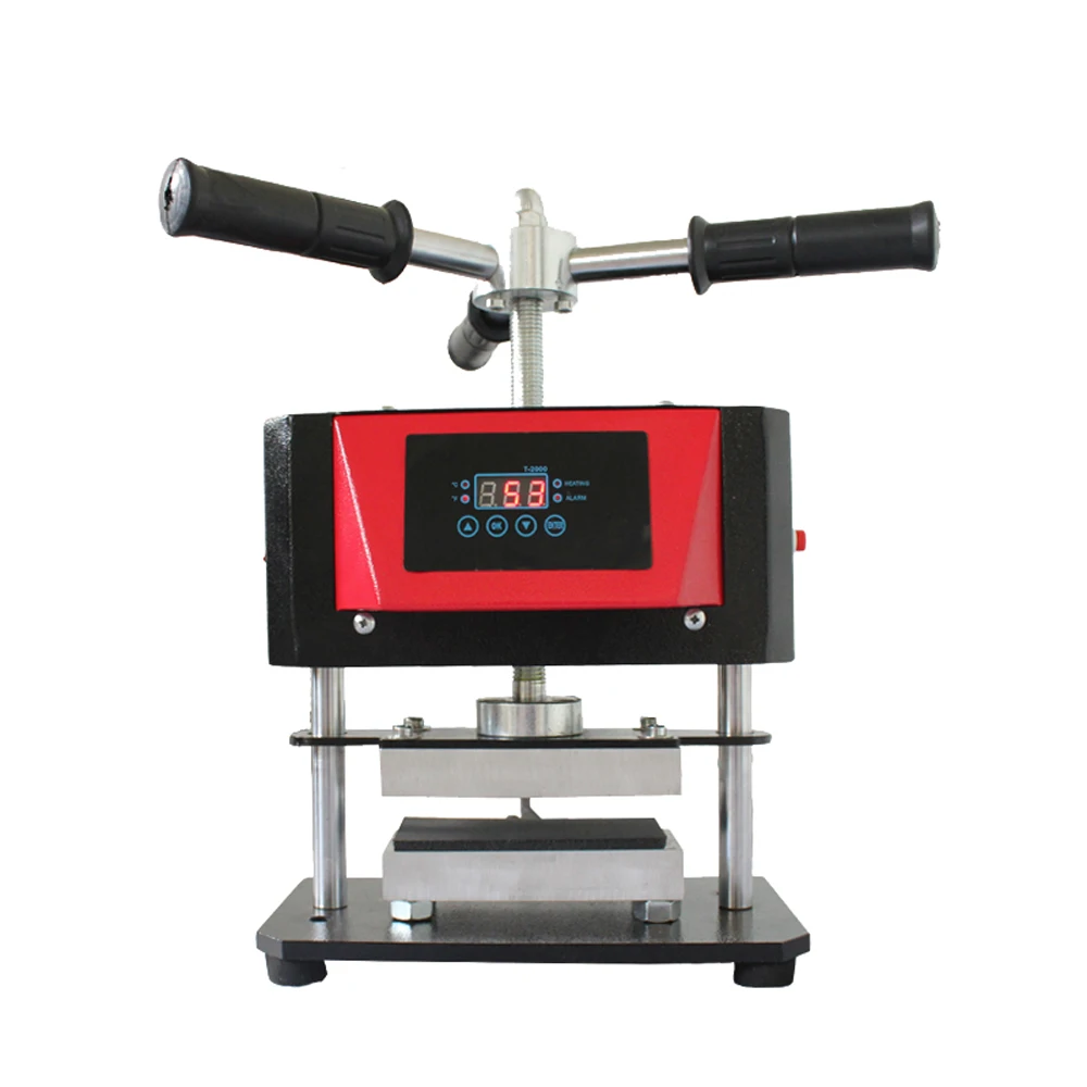 Manual handwheel heat press machine with Dual heating plate 2 Ton 2.4"x4.7"
Manual handwheel heat press machine with Dual heating plate 2 Ton 2.4"x4.7"