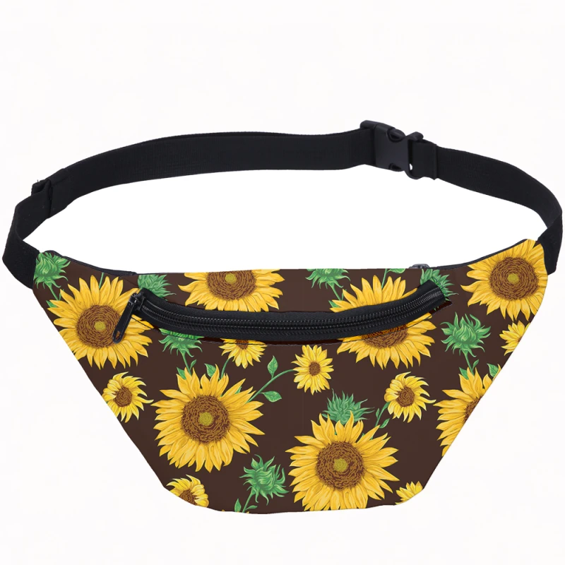 3D Sunflower Printing Women Waist Bags Girls Fanny Pack Hip Belt Bag Money Travelling Mountaineering Phone Bag Belly Waist Pack 
3D Sunflower Printing Women Waist Bags Girls Fanny Pack Hip Belt Bag Money Travelling Mountaineering Phone Bag Belly Waist Pack