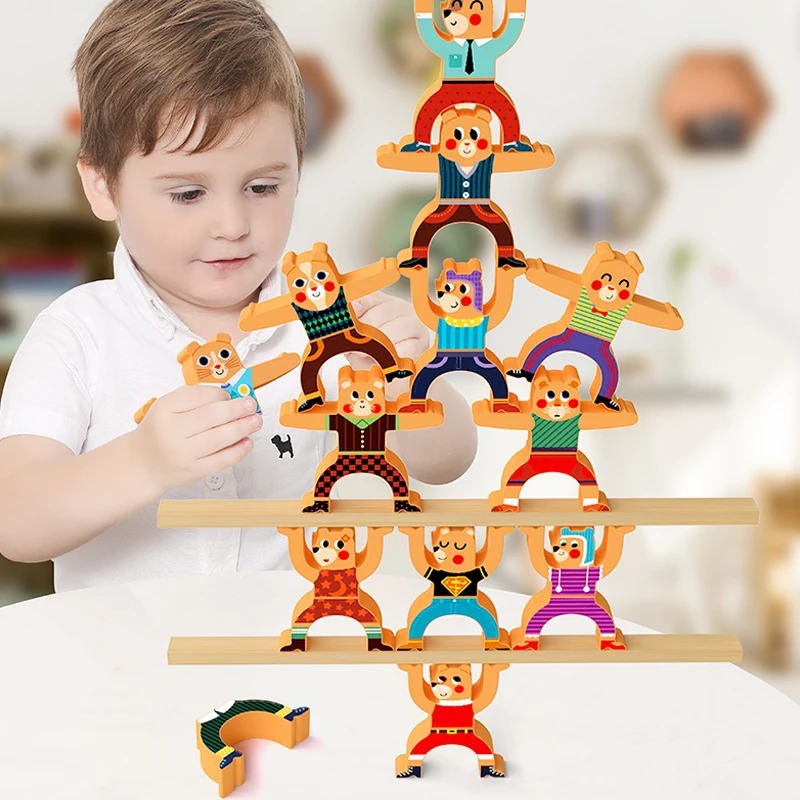 NEW Montessori Wooden Hercules Balance Building Blocks DIY Stacking Jade Wooden Toys Blocks Kids Educational Toys for Children
NEW Montessori Wooden Hercules Balance Building Blocks DIY Stacking Jade Wooden Toys Blocks Kids Educational Toys for Children