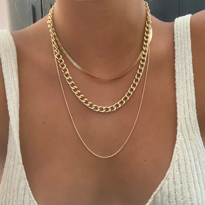 Vintage Multi-layer Star Lock Chain Choker Necklaces for Women Gold Color Fashion Head Coin Chunky Necklaces Jewelry
Vintage Multi-layer Star Lock Chain Choker Necklaces for Women Gold Color Fashion Head Coin Chunky Necklaces Jewelry