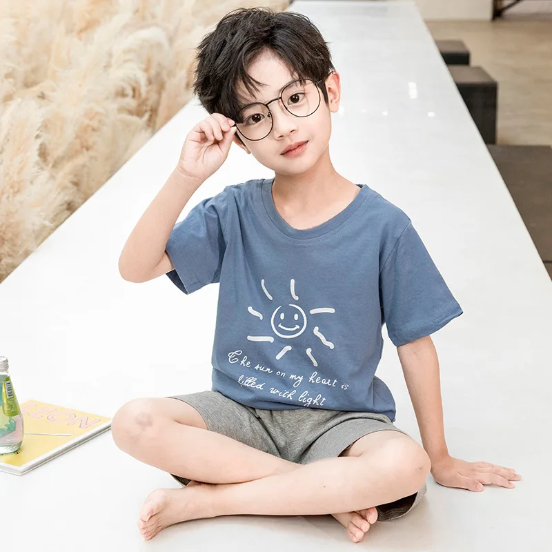 Children Pajamas Set Short Sleeve Baby Boy Pyjamas Girl Cartoon Home Clothes Kid Sleepwear Clothes Nightwear Homewear Pijamas
Children Pajamas Set Short Sleeve Baby Boy Pyjamas Girl Cartoon Home Clothes Kid Sleepwear Clothes Nightwear Homewear Pijamas