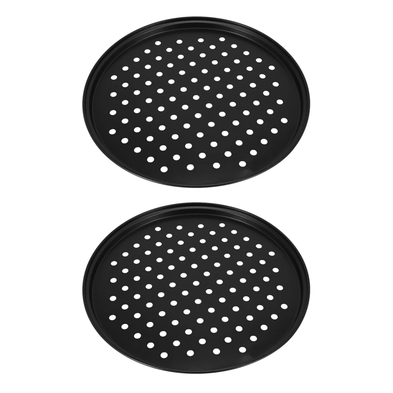 Hot XD-2X 10 Inch Personal Perforated Pizza Pans black Carbon Steel with Nonstick Coating Easy to Clean Pizza Baking Tray
Hot XD-2X 10 Inch Personal Perforated Pizza Pans black Carbon Steel with Nonstick Coating Easy to Clean Pizza Baking Tray