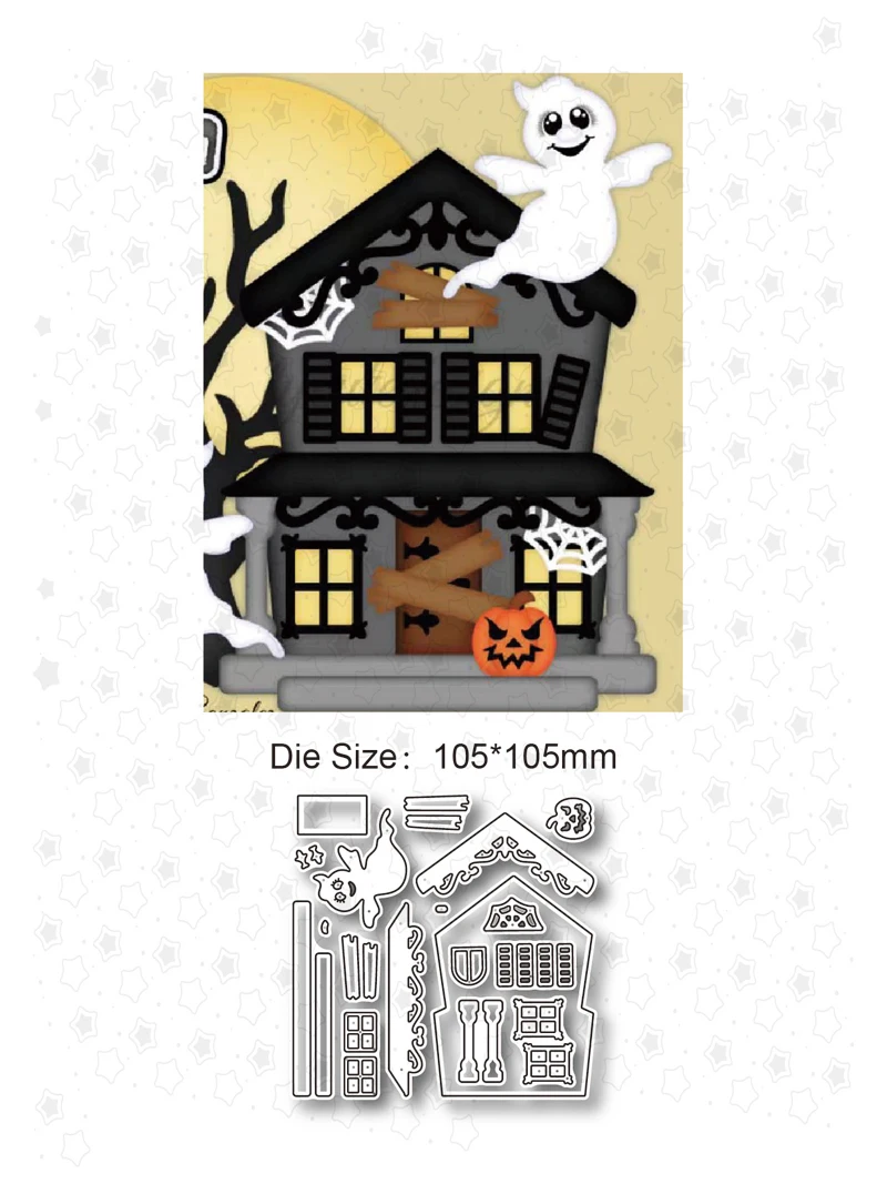 Halloween Ghost House Cutting Mould 2021 Scrapbook Metal Decoration Clear Stamp DIY Craft Creative Photo Album Embossed Backgrou
Halloween Ghost House Cutting Mould 2021 Scrapbook Metal Decoration Clear Stamp DIY Craft Creative Photo Album Embossed Backgrou