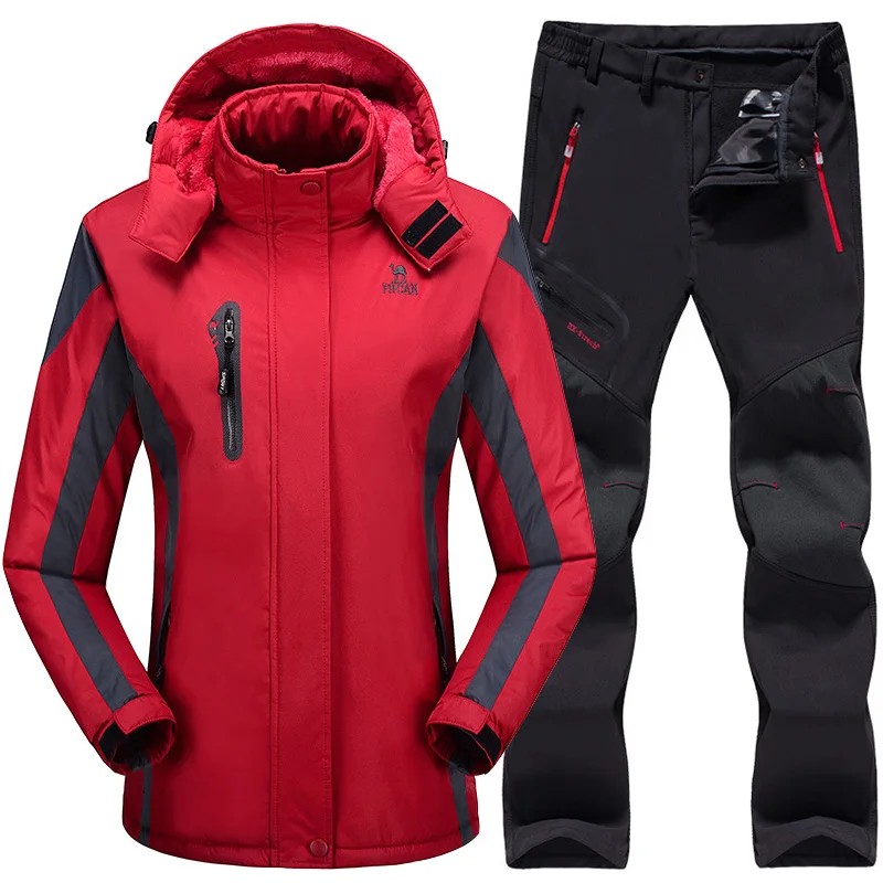 Ski Suit For Women Ski Jacke Pants Waterproof Mountain Skiing Suit Snowboard Sets Winter Outdoor Sports Fleece Thermal Clothing
Ski Suit For Women Ski Jacke Pants Waterproof Mountain Skiing Suit Snowboard Sets Winter Outdoor Sports Fleece Thermal Clothing