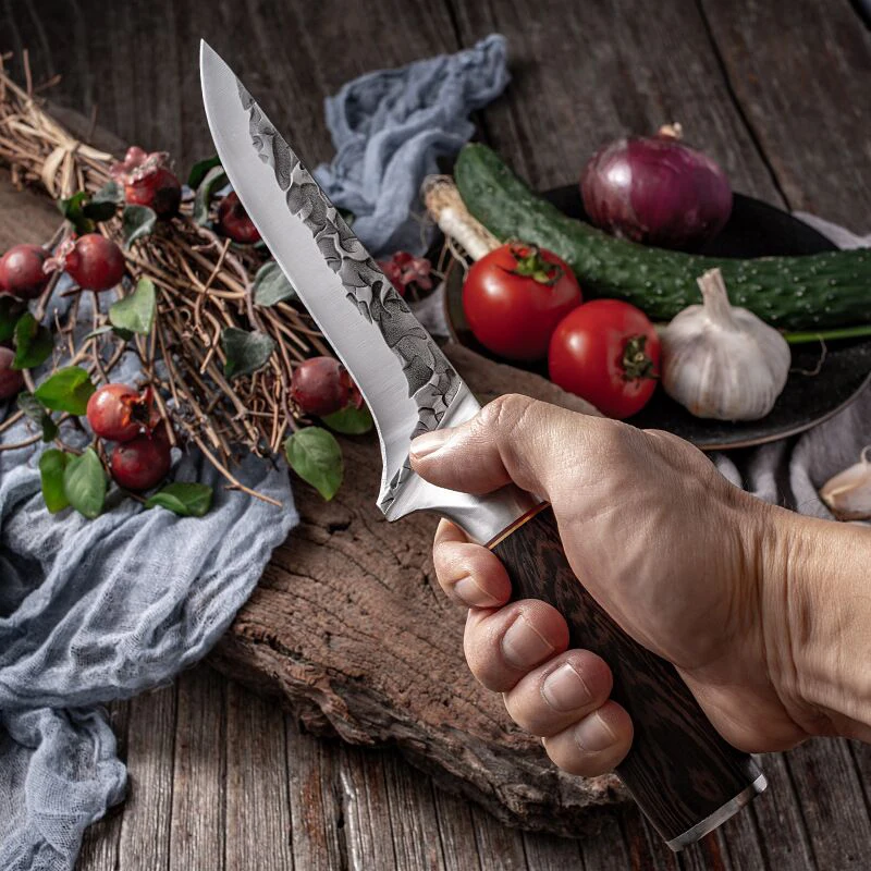 Slaughter knife bone cutting meat skinning pork mutton stainless steel watermelon cut outdoor self-defense straight knife
Slaughter knife bone cutting meat skinning pork mutton stainless steel watermelon cut outdoor self-defense straight knife