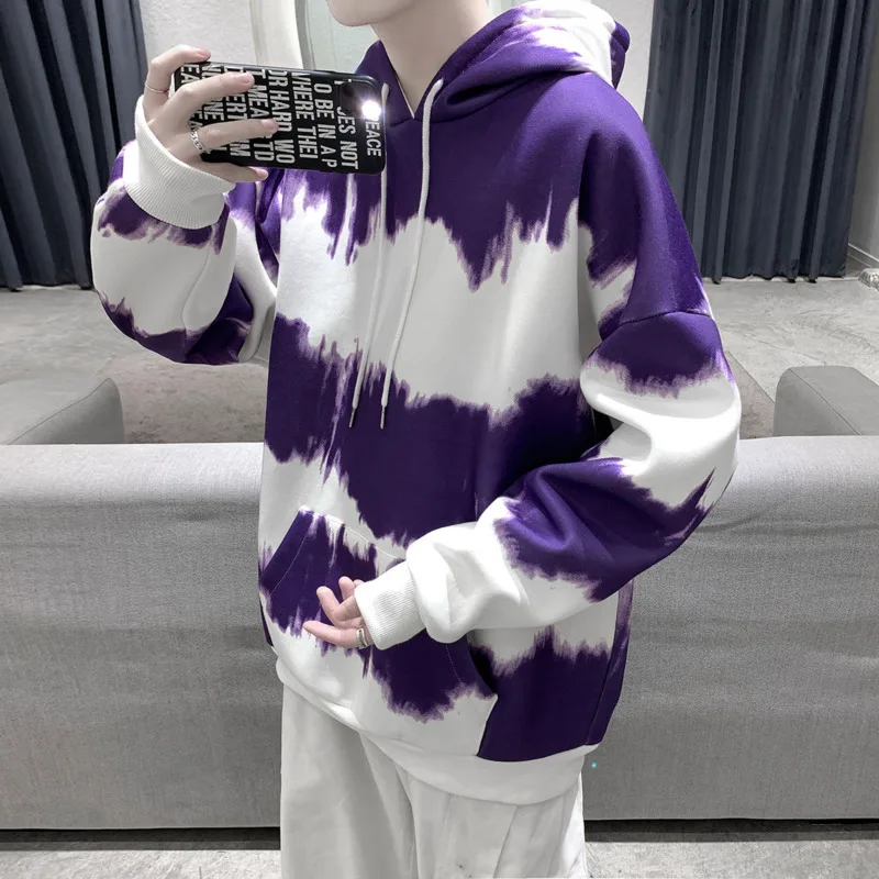 Autumn Tie-dye Hoodies Men's Fashion Retro Casual Hooded Sweatshirt Men Streetwear Wild Loose Hip-hop Pullover Hoodie Mens M-2XL 
Autumn Tie-dye Hoodies Men's Fashion Retro Casual Hooded Sweatshirt Men Streetwear Wild Loose Hip-hop Pullover Hoodie Mens M-2XL