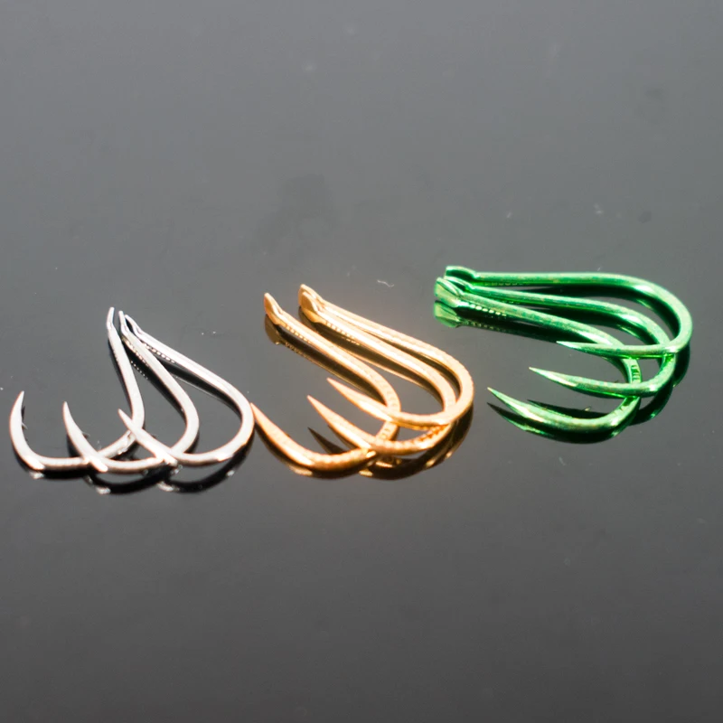 30pcs/pack Barbed Fishing Hooks High Carbon Steel Fishhooks For Fishing Jip Green Gold Siliver Colors Strengthened Fishing Hooks
30pcs/pack Barbed Fishing Hooks High Carbon Steel Fishhooks For Fishing Jip Green Gold Siliver Colors Strengthened Fishing Hooks