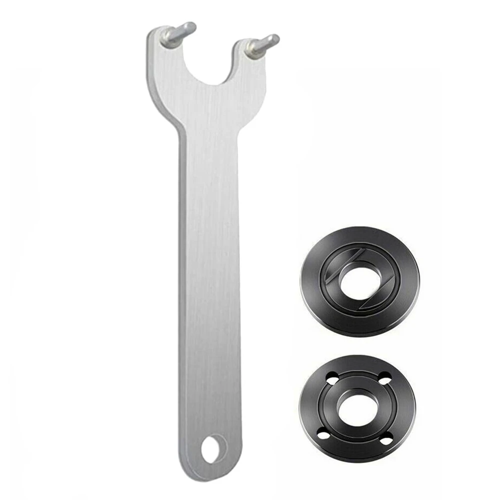 2pcs M14 Angle Grinder Flange Wrench Spanner Metal Lock Nut Thread Replace for Angle Grinder Inner Outer Flange Nut + Wrench
2pcs M14 Angle Grinder Flange Wrench Spanner Metal Lock Nut Thread Replace for Angle Grinder Inner Outer Flange Nut + Wrench