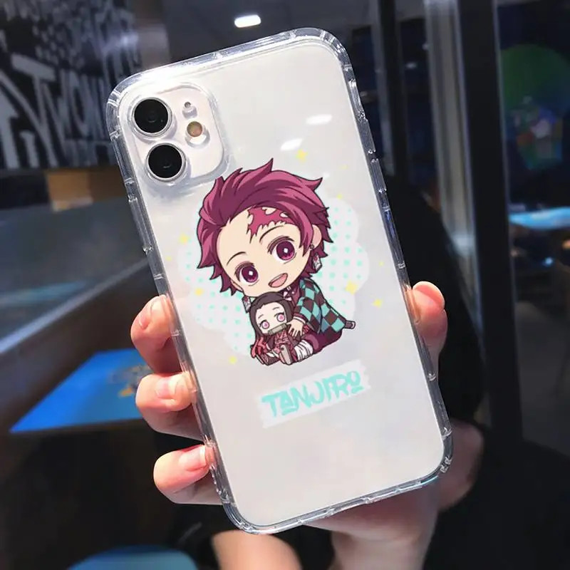 Demon Slayer Kawaii Anime Phone Case Transparent for iPhone 11 12 mini pro XS MAX 8 7 6 6S Plus X 5S SE 2020 XR
Demon Slayer Kawaii Anime Phone Case Transparent for iPhone 11 12 mini pro XS MAX 8 7 6 6S Plus X 5S SE 2020 XR