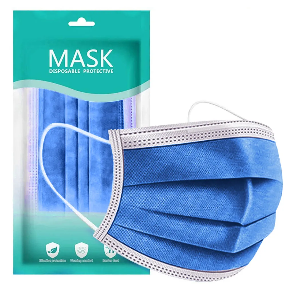 10/50pc Dark Blue Disposable Masks For Women Men Unisex 3ply Pm2.5 Dust-proof Mouth Masks No Decoration Facemask
10/50pc Dark Blue Disposable Masks For Women Men Unisex 3ply Pm2.5 Dust-proof Mouth Masks No Decoration Facemask