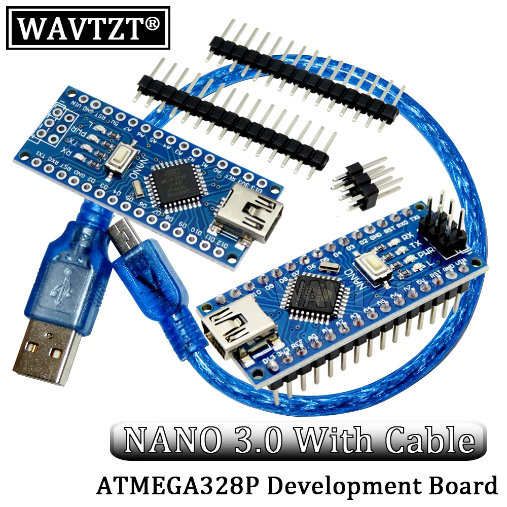 Совместимый контроллер Nano 3,0 с Загрузчиком для arduino CH340, USB-драйвер 16 МГц, плата разработки ATMEGA328P + кабель
Совместимый контроллер Nano 3,0 с Загрузчиком для arduino CH340, USB-драйвер 16 МГц, плата разработки ATMEGA328P + кабель