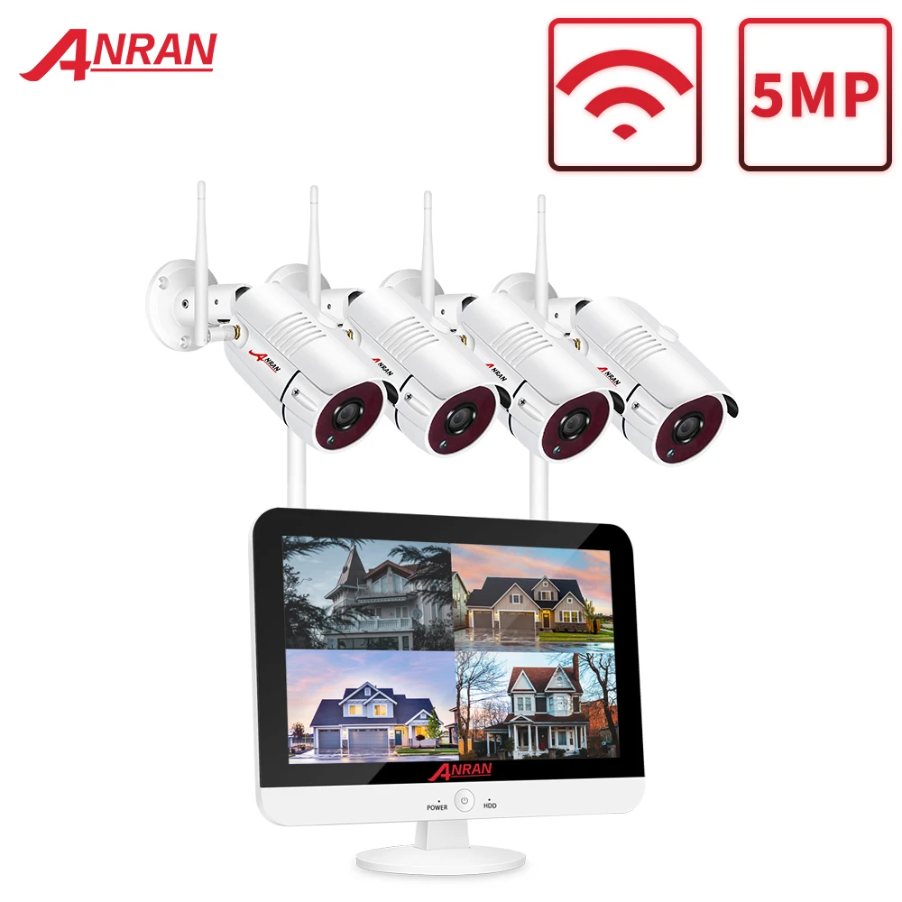 ANRAN 5MP CCTV Video Surveillance Kit Home Security Camera System12 Inch Monitor NVR Kits Outdoor Night Vision WiFi Camera
ANRAN 5MP CCTV Video Surveillance Kit Home Security Camera System12 Inch Monitor NVR Kits Outdoor Night Vision WiFi Camera